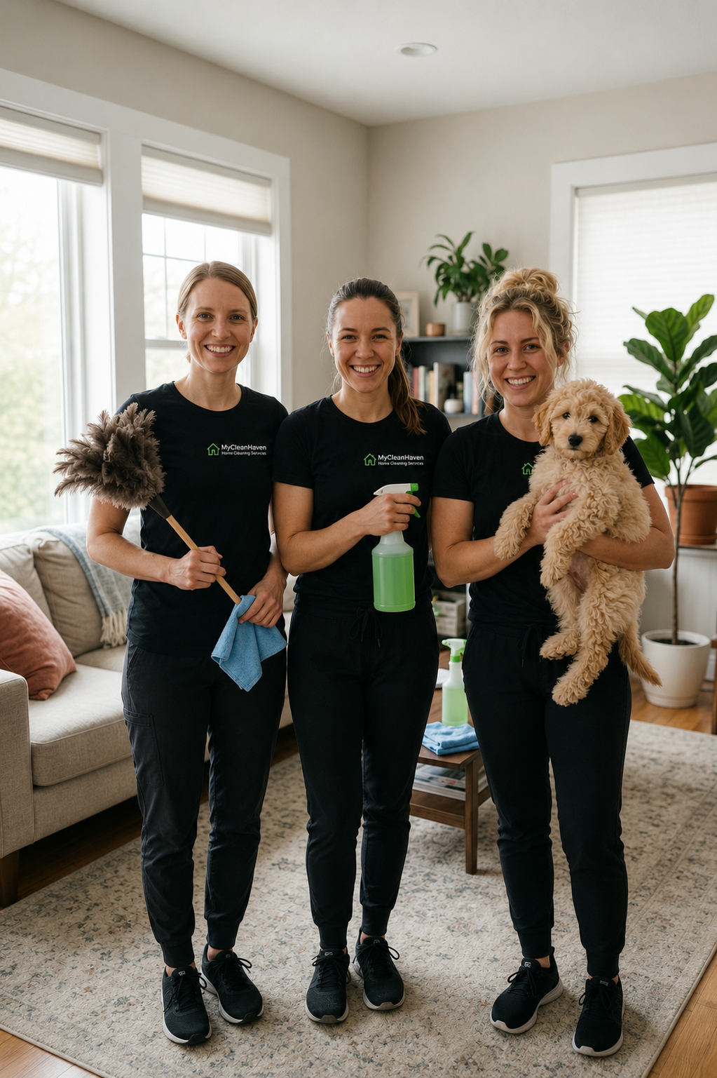 MyCleanHaven team cleaning a Toronto home